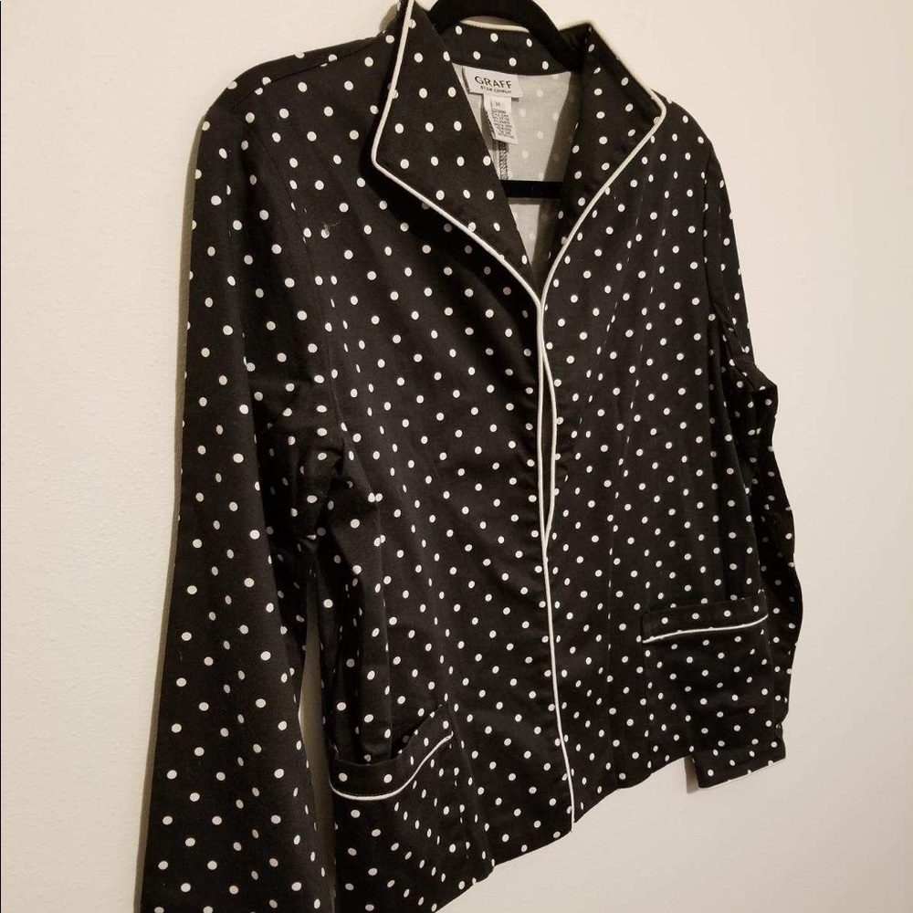 Graff Polka Dot Blazer | Size M